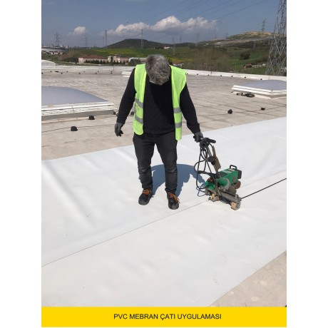 PVC MEMBRAN ÇATI UYGULAMASI